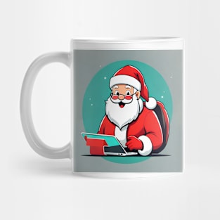 Santa checking his e-list Mug